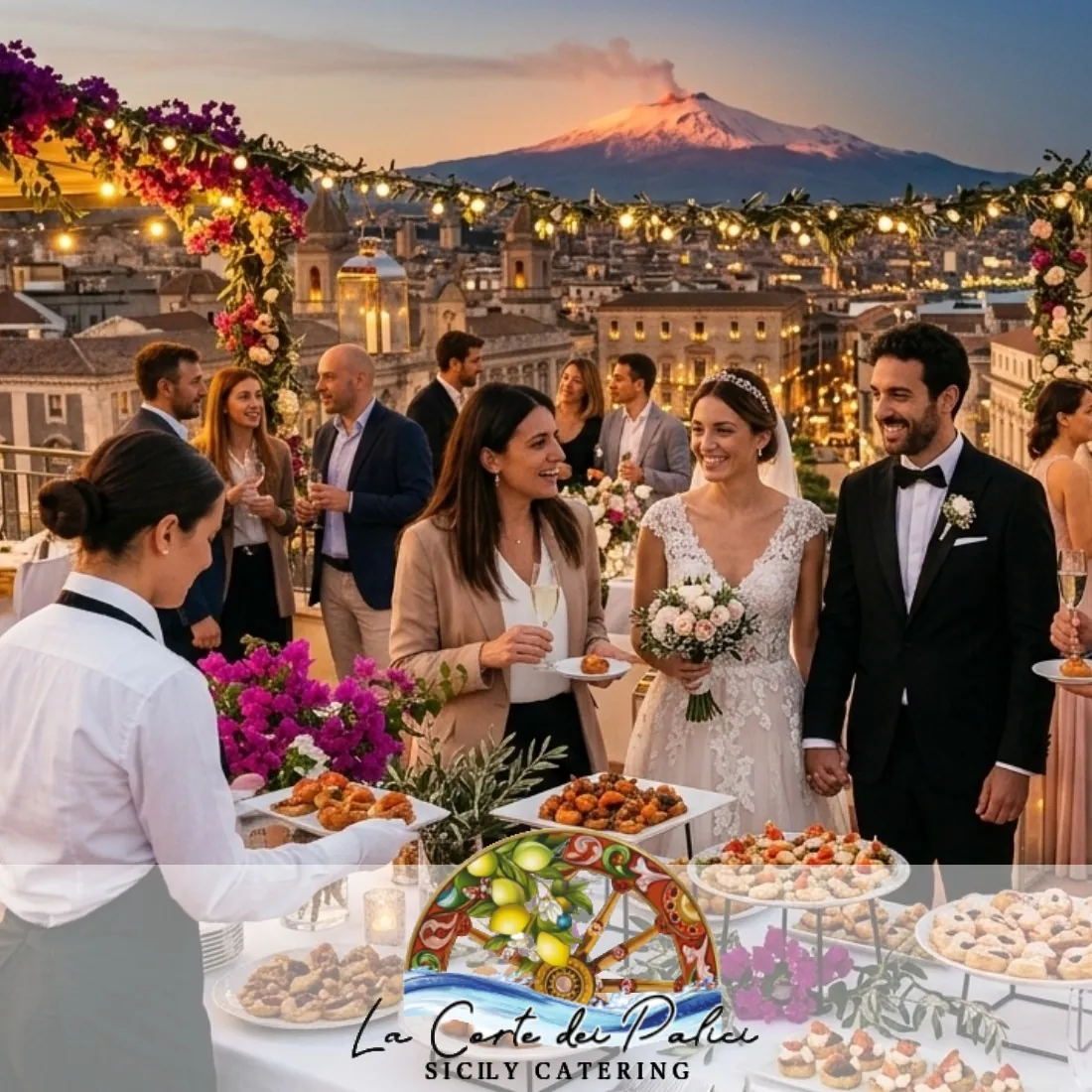 Catering per 50 persone a Catania: costi, menù e organizzazione